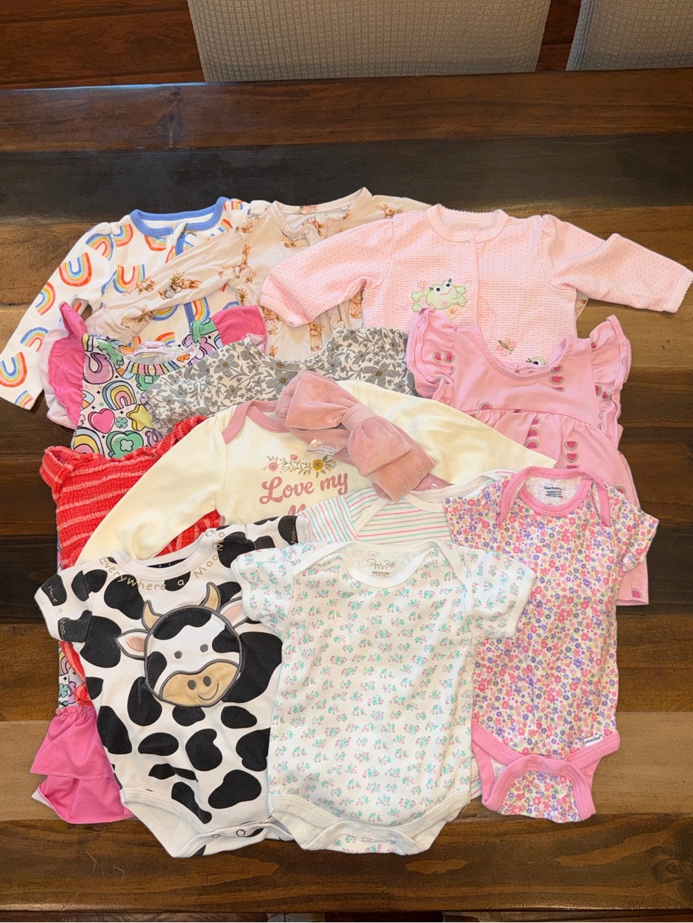 Girls 3 Month–3/6 Month 38-Piece Clothing Bundle💕 | New with Tags Included!
